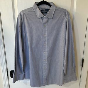 Polo by Ralph Lauren Estate Custom Fit Dress Shirt Size 18 34/35